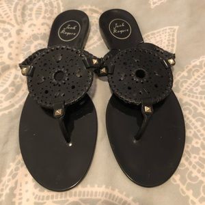 Jack Rogers Adult Georgica Sandals - Black - 9